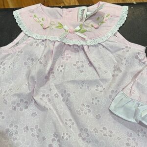 Youngland Light Pink Floral Nightgown